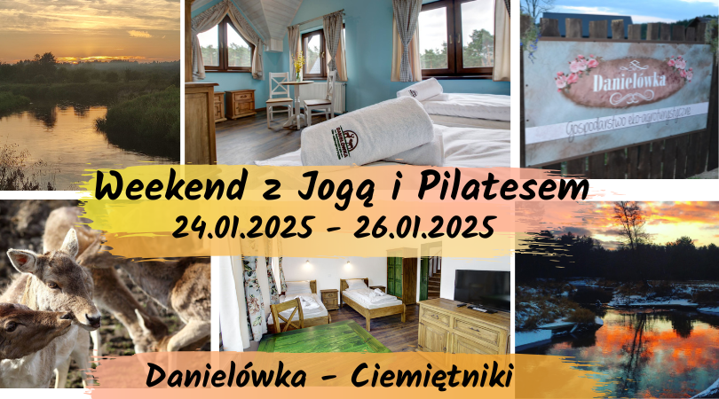 Weekend z Jogą i Pilatesem- 24-26.01.2025